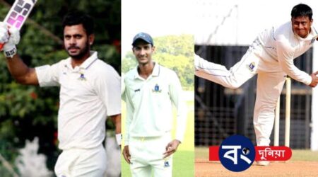 bengal cricketers manoj tiwary, shahbaz and arnab nandi